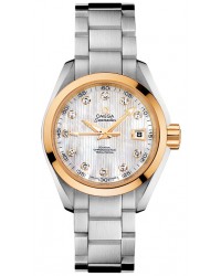 Omega Aqua Terra  Automatic Women's Watch, 18K Yellow Gold, Mother Of Pearl & Diamonds Dial, 231.20.30.20.55.004