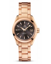 Omega Aqua Terra  Automatic Women's Watch, 18K Rose Gold, Grey Dial, 231.50.30.20.06.001