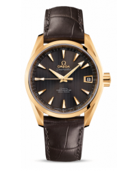 Omega Aqua Terra  Automatic Men's Watch, 18K Yellow Gold, Brown Dial, 231.53.39.21.06.002