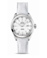 Omega Aqua Terra  Automatic Unisex Watch, Stainless Steel, White Dial, 231.13.34.20.04.001