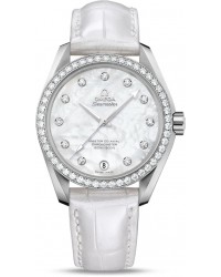 Omega Seamaster  Automatic Women's Watch, Stainless Steel, Mother Of Pearl Dial, 231.18.39.21.55.001