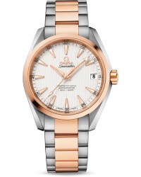 Omega Seamaster  Automatic Men's Watch, Steel & 18K Rose Gold, Silver Dial, 231.20.39.21.02.001
