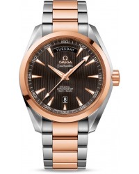 Omega Seamaster  Automatic Men's Watch, Steel & 18K Rose Gold, Brown Dial, 231.20.42.22.06.001