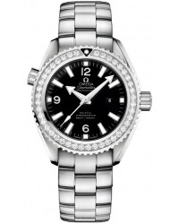Omega Planet Ocean  Automatic Women's Watch, Stainless Steel, Black Dial, 232.15.38.20.01.001