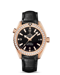 Omega Planet Ocean  Automatic Women's Watch, 18K Rose Gold, Black Dial, 232.58.42.21.01.001