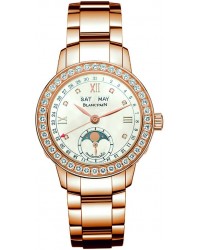 Blancpain Leman  Automatic Women's Watch, 18K Rose Gold, Mother Of Pearl & Diamonds Dial, 2360-2991A-76