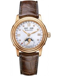 Blancpain Leman  Automatic Women's Watch, 18K Rose Gold, Mother Of Pearl & Diamonds Dial, 2360-3691A-55B