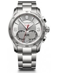 Victorinox Swiss Army Chrono Classic  Quartz Men's Watch, Stainless Steel, Silver Dial, 241704
