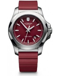Victorinox Swiss Army I.N.O.X  Quartz Men's Watch, Stainless Steel, Red Dial, 241719.1