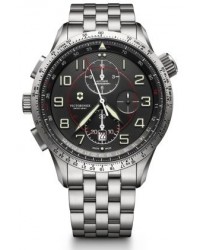 Victorinox Swiss Army AirBoss  Automatic Men's Watch, Stainless Steel, Black Dial, 241722