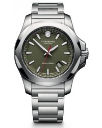 Victorinox Swiss Army I.N.O.X  Quartz Men's Watch, Stainless Steel, Green Dial, 241725.1