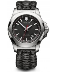 Victorinox Swiss Army I.N.O.X  Quartz Men's Watch, Stainless Steel, Black Dial, 241726.1