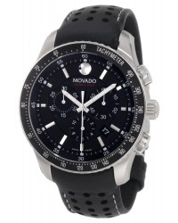 Movado Series 800  Quartz Men's Watch, Stainless Steel, Black Dial, 2600096