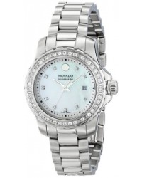 Movado Series 800  Quartz Women's Watch, Stainless Steel, Mother Of Pearl Dial, 2600120
