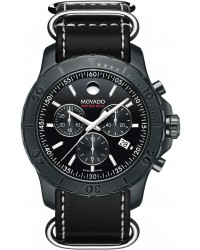 Movado Series 800  Quartz Men's Watch, PVD Black Steel, Black Dial, 2600131