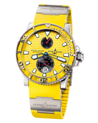 Ulysse Nardin Maxi Marine Diver  Automatic Certified Men's Watch, Stainless Steel, Yellow Dial, 263-33-3/941