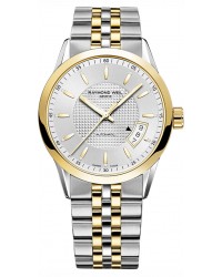 Raymond Weil Freelancer  Automatic Men's Watch, Gold Plated, Silver Dial, 2770-STP-65021