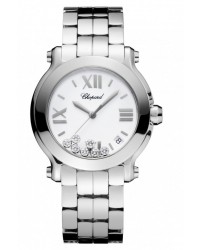 Chopard Happy Diamonds  Quartz Women's Watch, Stainless Steel, White Dial, 278477-3001