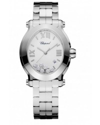 Chopard Happy Diamonds  Quartz Women's Watch, Stainless Steel, White Dial, 278546-3003