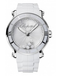 Chopard Happy Diamonds  Quartz Women's Watch, Stainless Steel, Silver Dial, 288525-3002