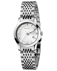 Gucci G-Timeless  Quartz Women's Watch, Stainless Steel, Silver Dial, YA126501