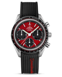 Omega Speedmaster  Chronograph Automatic Men's Watch, Stainless Steel, Red Dial, 326.32.40.50.11.001