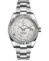 Rolex Sky Dweller  Automatic Men's Watch, 18K White Gold, Ivory Dial, 326939-IVORY