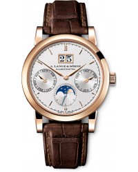 A. Lange & Sohne Saxonia  Automatic Men's Watch, 18K Rose Gold, Silver Dial, 330.032