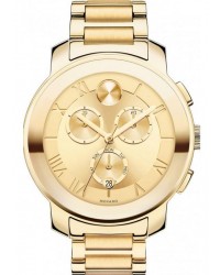 Movado Bold  Quartz Women's Watch, Gold Plated, Gold Dial, 3600209