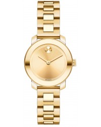 Movado Bold  Quartz Women's Watch, Steel & Gold Tone, Gold Dial, 3600235