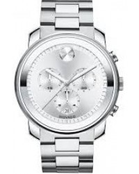 Movado Bold  Quartz Men's Watch, Stainless Steel, Silver Dial, 3600276