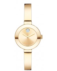 Movado Bold  Quartz Women's Watch, Steel & Gold Tone, Gold Dial, 3600285
