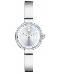 Movado Bold  Quartz Women's Watch, Stainless Steel, Silver Dial, 3600321