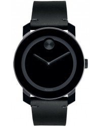 Movado Bold  Quartz Men's Watch, Stainless Steel & TR90 Composite, Black Dial, 3600352