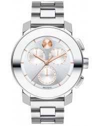Movado Bold  Quartz Women's Watch, Stainless Steel, Silver Dial, 3600356