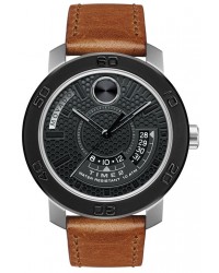 Movado Bold  Quartz Men's Watch, Stainless Steel, Black Dial, 3600361