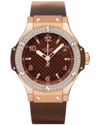 Hublot Big Bang 38mm  Quartz Women's Watch, 18K Rose Gold, Brown Dial, 361.PC.3380.RC.1104