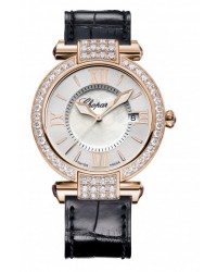 Chopard Imperiale  Quartz Women's Watch, 18K Rose Gold, Silver Dial, 384221-5002