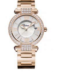 Chopard Imperiale  Quartz Women's Watch, 18K Rose Gold, Silver Dial, 384221-5004