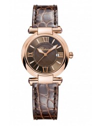 Chopard Imperiale  Quartz Women's Watch, 18K Rose Gold, Brown Dial, 384238-5005