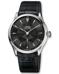 Oris Artelier  Manual Winding Men's Watch, Stainless Steel, Black Dial, 396-7580-4054-LS