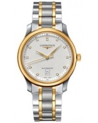 Longines Master Collection  Automatic Women's Watch, Steel & 18K Yellow Gold, Silver Dial, L2.628.5.77.7