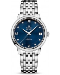 Omega De Ville  Automatic Women's Watch, Stainless Steel, Blue Dial, 424.10.33.20.53.001