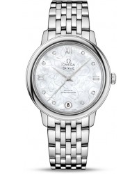 Omega De Ville  Automatic Women's Watch, Stainless Steel, Mother Of Pearl Dial, 424.10.33.20.55.001