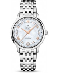 Omega De Ville  Automatic Women's Watch, Stainless Steel, Mother Of Pearl Dial, 424.10.33.20.55.002