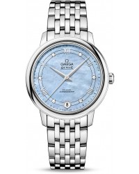 Omega De Ville  Automatic Women's Watch, Stainless Steel, Blue Dial, 424.10.33.20.57.001