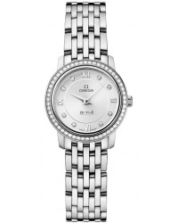 Omega De Ville  Quartz Women's Watch, Stainless Steel, Silver Dial, 424.15.24.60.52.001