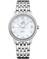 Omega De Ville  Automatic Women's Watch, Stainless Steel, Mother Of Pearl Dial, 424.15.33.20.55.001