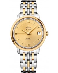 Omega De Ville  Automatic Women's Watch, Stainless Steel, Champagne Dial, 424.20.33.20.08.001