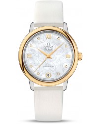 Omega De Ville  Automatic Women's Watch, Steel & 18K Yellow Gold, Silver Dial, 424.22.33.20.55.002